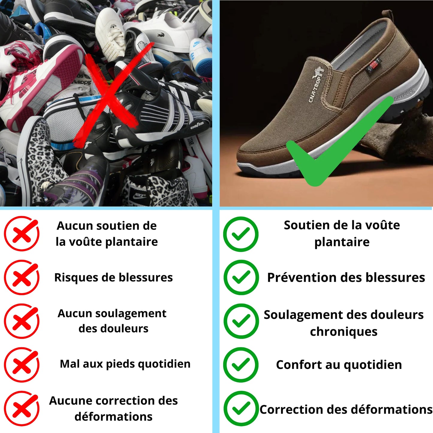 VITAL CARE | Chaussures orthopédiques pour un confort quotidien