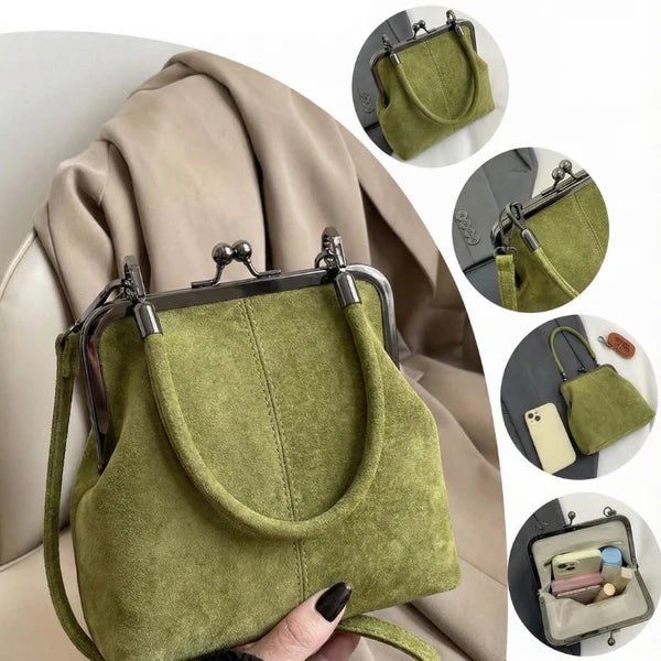 Élise - Sac à main structuré en cuir végétal texturé