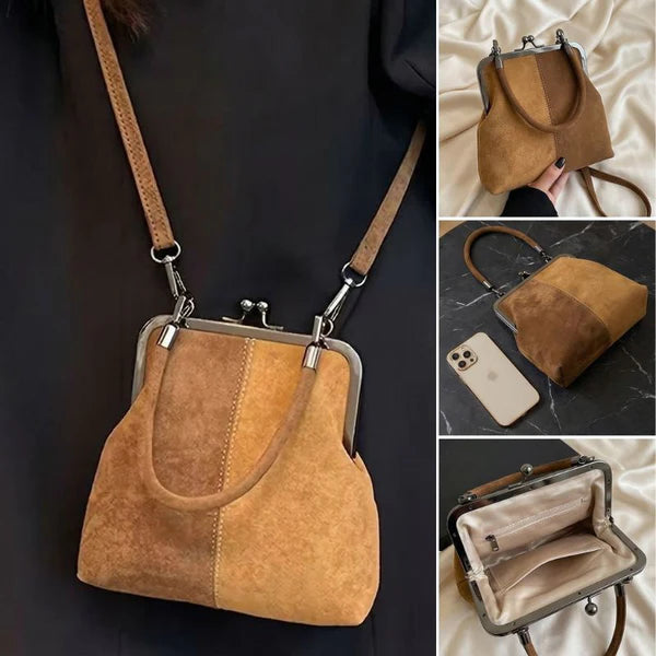 Élise - Sac à main structuré en cuir végétal texturé