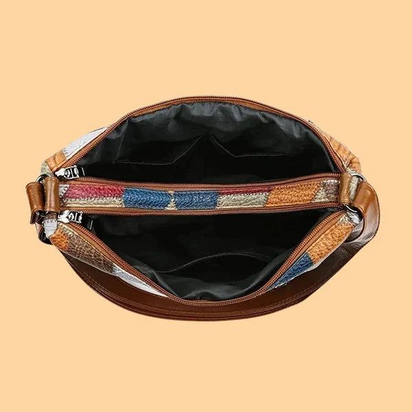 Samina - Sac à main en cuir végétal raffiné