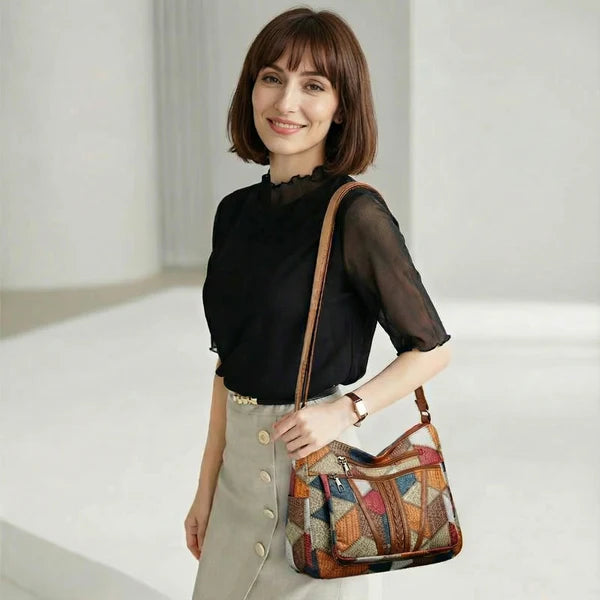 Samina - Sac à main en cuir végétal raffiné